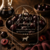 Black Cherry Dark Balsamic Vinegar bottle 375ml from EVOO Marketplace
