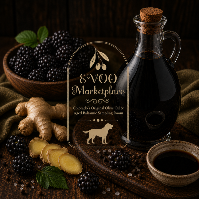 Blackberry Ginger Dark Balsamic Vinegar 12.7 fl. oz. (375ml)