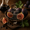 Black Mission Fig Dark Balsamic Vinegar bottle 375ml from EVOO Marketplace