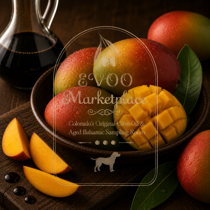 Alfoos Mango White Balsamic Vinegar – EVOO Marketplace