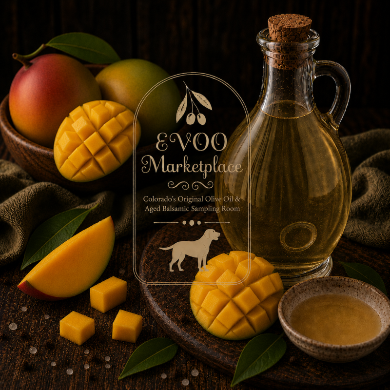 Alfoos Mango White Balsamic Vinegar – EVOO Marketplace