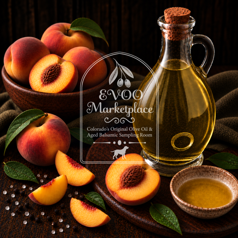 Peach White Balsamic Vinegar – Ultra Premium White Balsamic Base