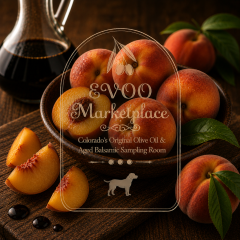 Peach White Balsamic Vinegar – Ultra Premium White Balsamic Base