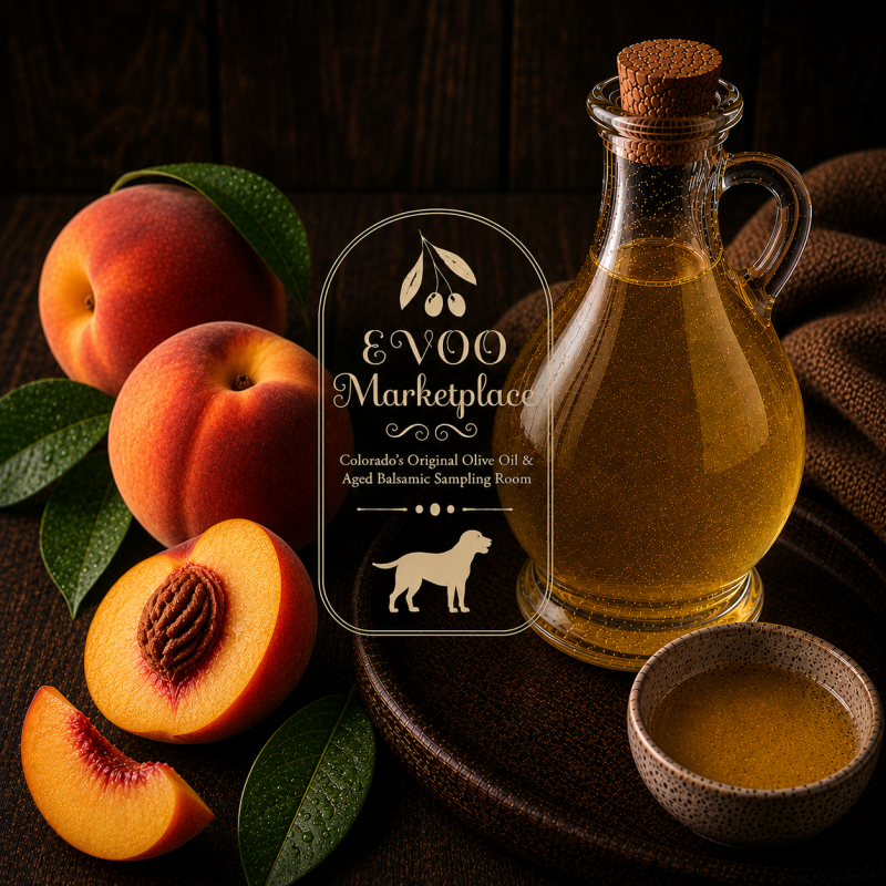 Peach White Balsamic Vinegar – Ultra Premium White Balsamic Base
