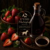 Strawberry Infused Dark Balsamic from EVOO Marketplace with fresh strawberries and aged dark balsamic vinegar