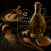 Japanese Toasted Sesame Oil bottle from EVOO Marketplace for noodles marinades seafood and vegetables