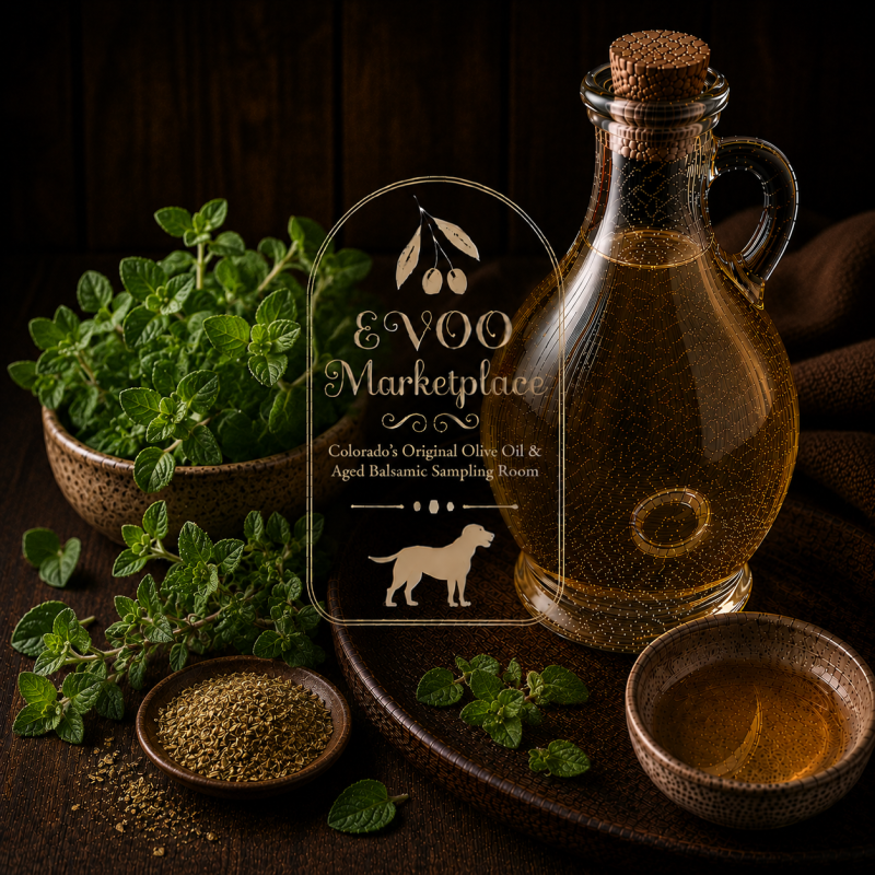 Oregano balsamic vinegar for marinades, salad dressing, and tomato sauces