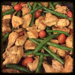 Balsamic Chicken With Green Beans