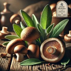 Mushroom and Sage Olive Oil