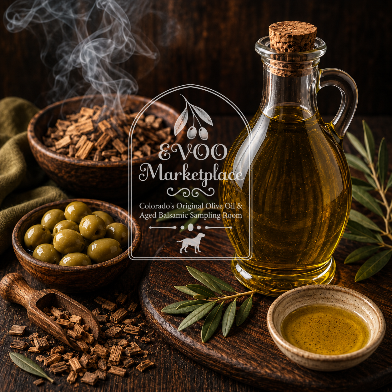 Smoked Infused Olive Oil 12.7 fl. oz. (375ml)