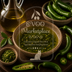 Baklouti Green Chili Pepper Fused Olive Oil 12.7 fl. oz. (375ml)
