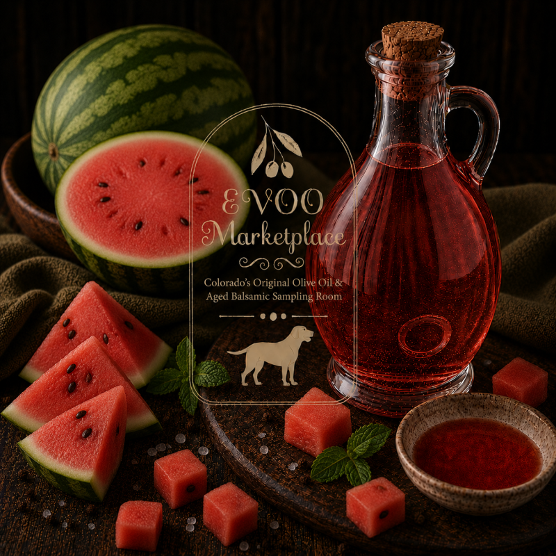 Watermelon Rosé Balsamic Vinegar bottle 12.7 fl. oz. (375ml)
