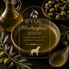 Bottle of Koroneiki Ultra-Premium Extra Virgin Olive Oil from Greece with fresh herbaceous flavor notes and high polyphenol content