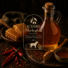 Hot Honey Vinegar from Italy by EVOO Marketplace specialty vinegar with golden honey sweetness and Calabrian chili heat